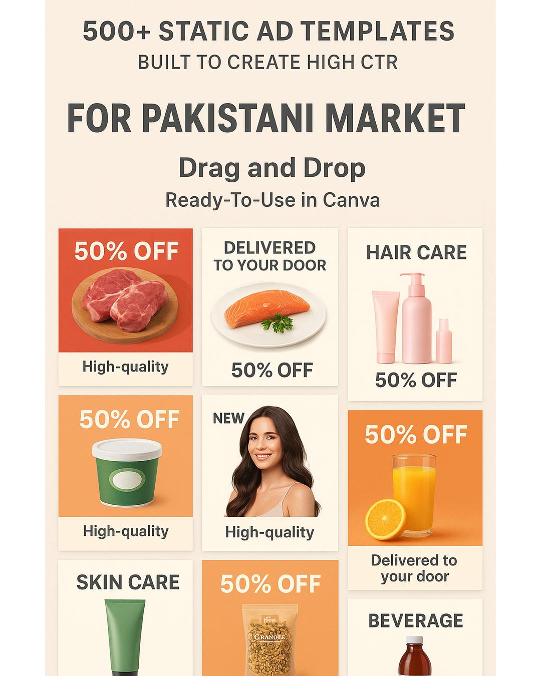 500+ Premium Canva Templates | Editable Marketing, Instagram, Pinterest & Business Tools