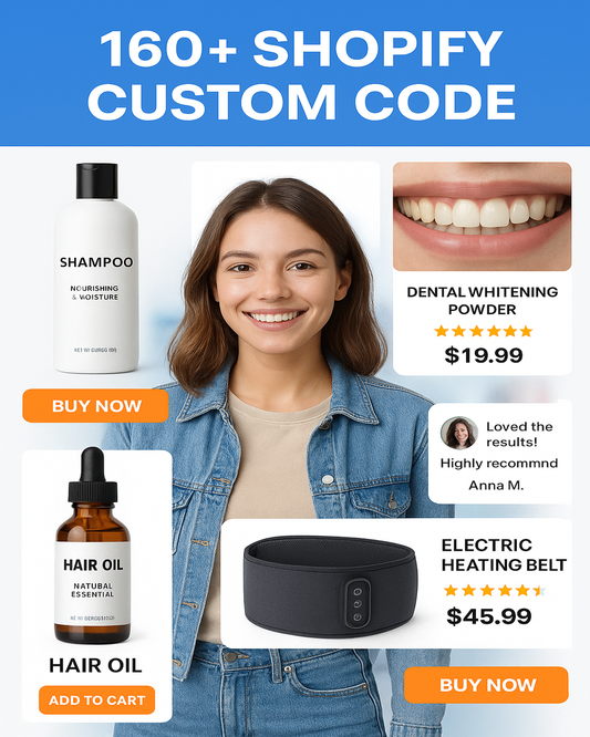 160+ Shopify Custom Liquid Codes